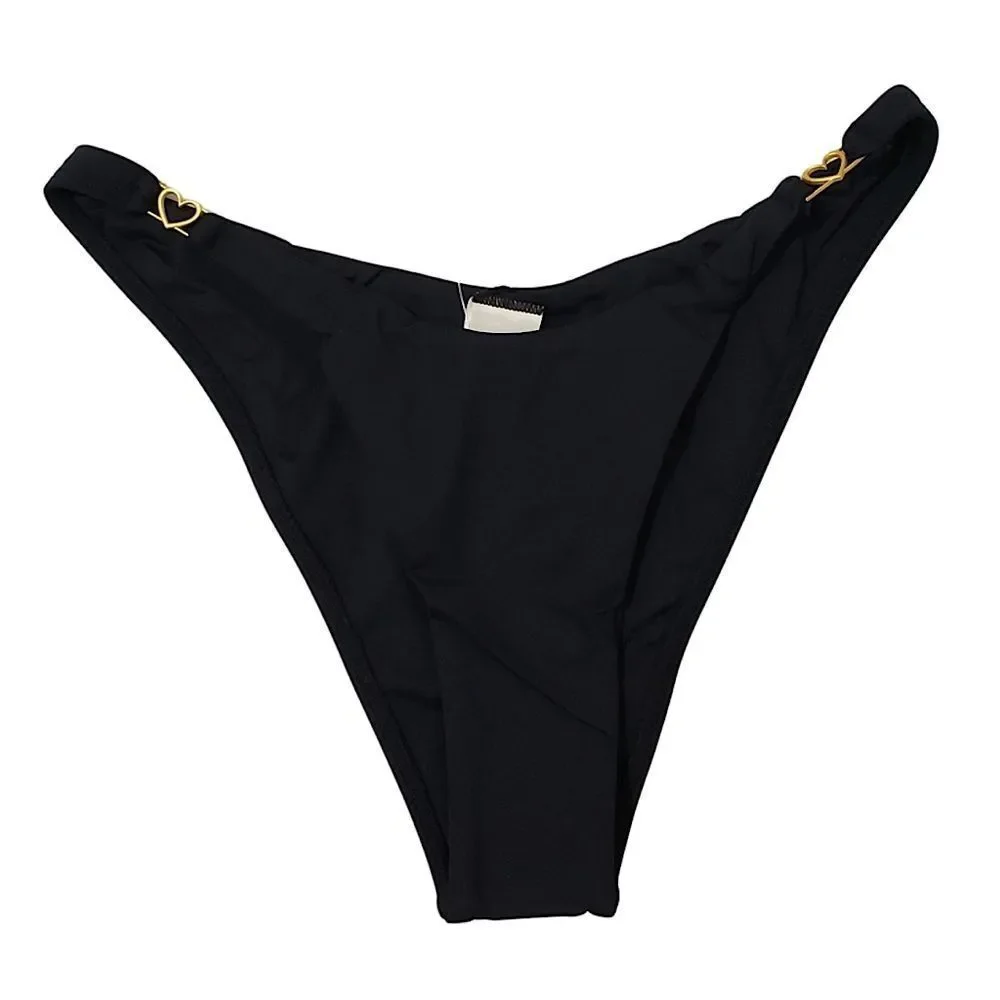 L* Space Ziggy Bitsy Bikini Bottom Black Size M • NEW WITH TAGS •